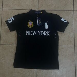 Polo by Ralph Lauren Black New York Men's Polo Shirt
